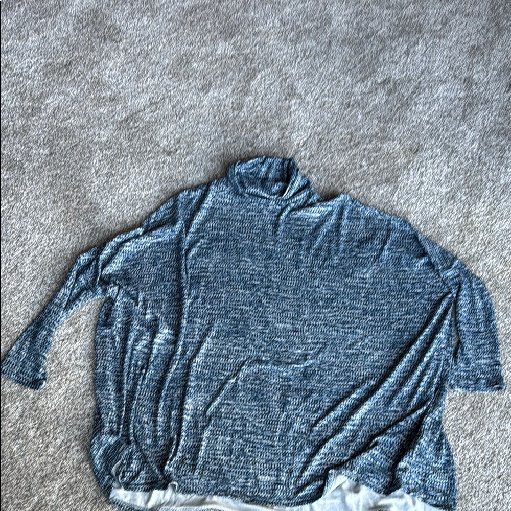 NWT LuLaRoe Blue Turtleneck Top Size medium
